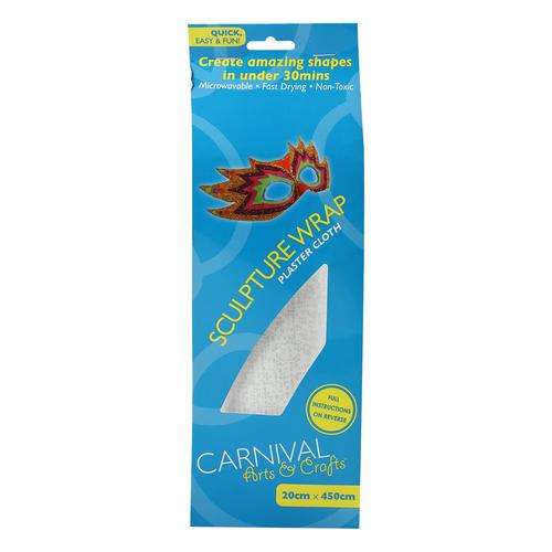 Carnival Sculpture Wrap Plaster Cloth 20.3 x 450cm
