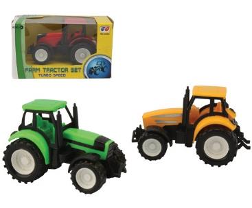 Freewheel Plastic Tractor 1:43 10cm