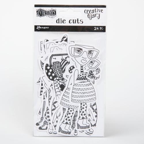 Dyan Reaveley's Dylusions Creative Dyary Die Cuts-56669