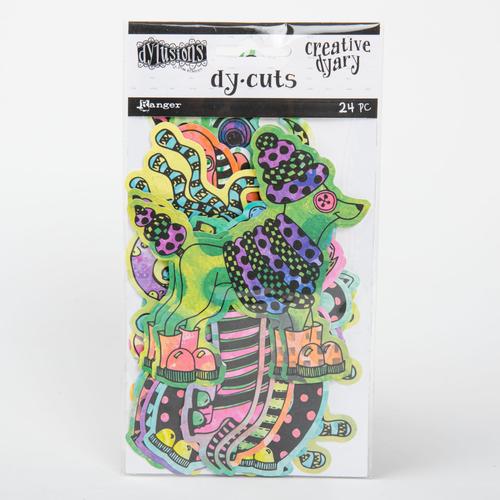 Dyan Reaveley's Dylusions Creative Dyary Die Cuts-58649