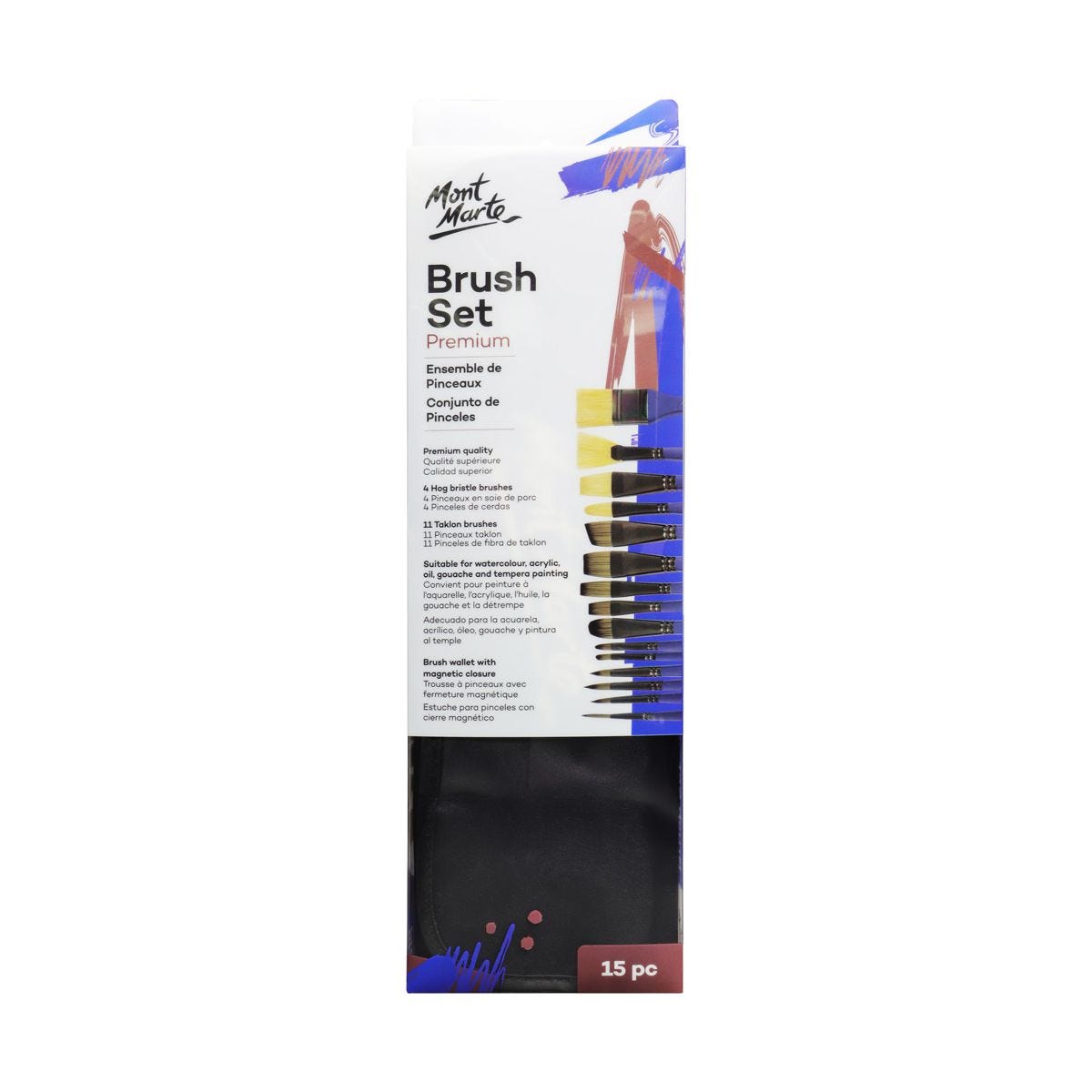Brush Wallet Set Premium 15pce